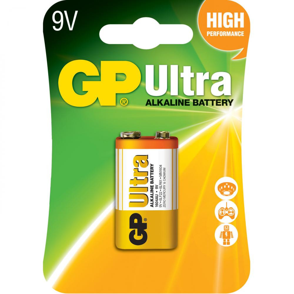 GP Batteries Krona bat Alkaline 1шт Ultra (GP1604AU-5UE1) - зображення 1