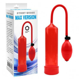 Chisa Novelties Max Version Penis Pump, Red (CH65765)
