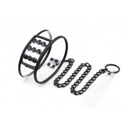 DS Fetish Collar with leash transparent (262401137)