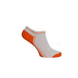 EXPANSIVE Short socks 35-38 white/orange 2000000001159