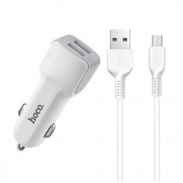   Hoco Z23 2USB 2.4A micro White