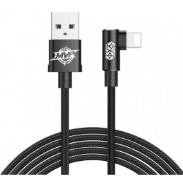 Baseus MVP Elbow Type Cable USB For IP 2A 1M Black (CALMVP-01)