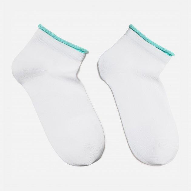 Conte Шкарпетки Жіночі  ACTIVE 12С-32СП 035 білий-блідо-бірюзовий р.25 - зображення 1