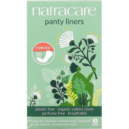 Natracare Ежедневные прокладки  Заокругленные (Panty Liners Curved) из органического хлопка 30 шт (78212600306