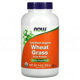 Now Certified Organic Wheat Grass Pure Powder 255 g