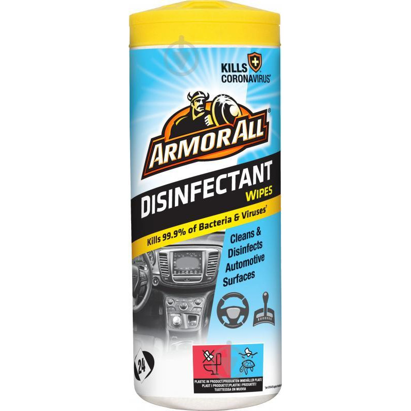  Armor All Disinfectant Wipes E303296400 - зображення 1