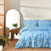 Iris Home Комплект постельного белья  евро ранфорс Bahar Light Blue (svt-2000022286206) - зображення 1