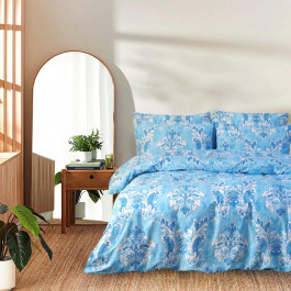 Iris Home Комплект постельного белья  евро ранфорс Bahar Light Blue (svt-2000022286206)