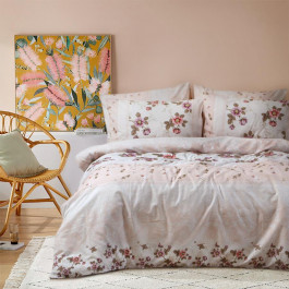 Iris Home Комплект постельного белья  полуторный ранфорс Chamomel Pink (svt-2000022295963)