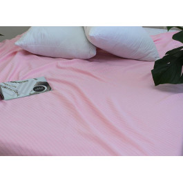 TAG Простирадло-покривало піке 160х235 см. Смуга рожева рожевий (Pike-016)