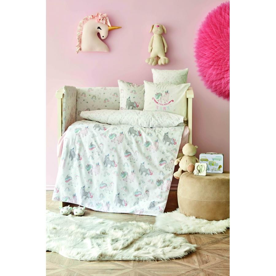 Karaca Home Дитячий набір в ліжечко Digna pembe рожевий, 10 предметів (svt-2000022254038) - зображення 1
