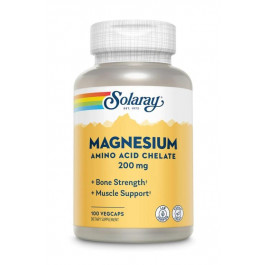 Solaray Magnesium Amino Acid Chelate 200 mg 100 VegCaps