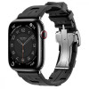 Apple Watch Hermes Series 9 GPS + LTE 45mm Space Black S. Steel Case w. Noir Kilim S. Tour (MRQQ3+MTHX3) - зображення 1
