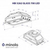 Minola HBI 5262 WH GLASS 700 LED - зображення 10