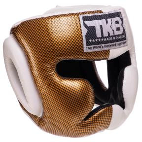 Top King Шолом боксерський із повним захистом Empower TKHGEM-02 / розмір XL, білий/золотий - зображення 1