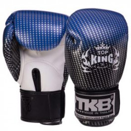 Top King Рукавички боксерські дитячі шкіряні Super Star TKBGKC-01 / розмір L, синій