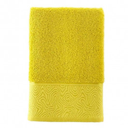 ARYA Рушник махровий жаккардовий  Fold жовтий 70х140 см (2600000004619)