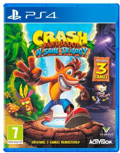 Crash bandicoot n on sale sane trilogy ps4