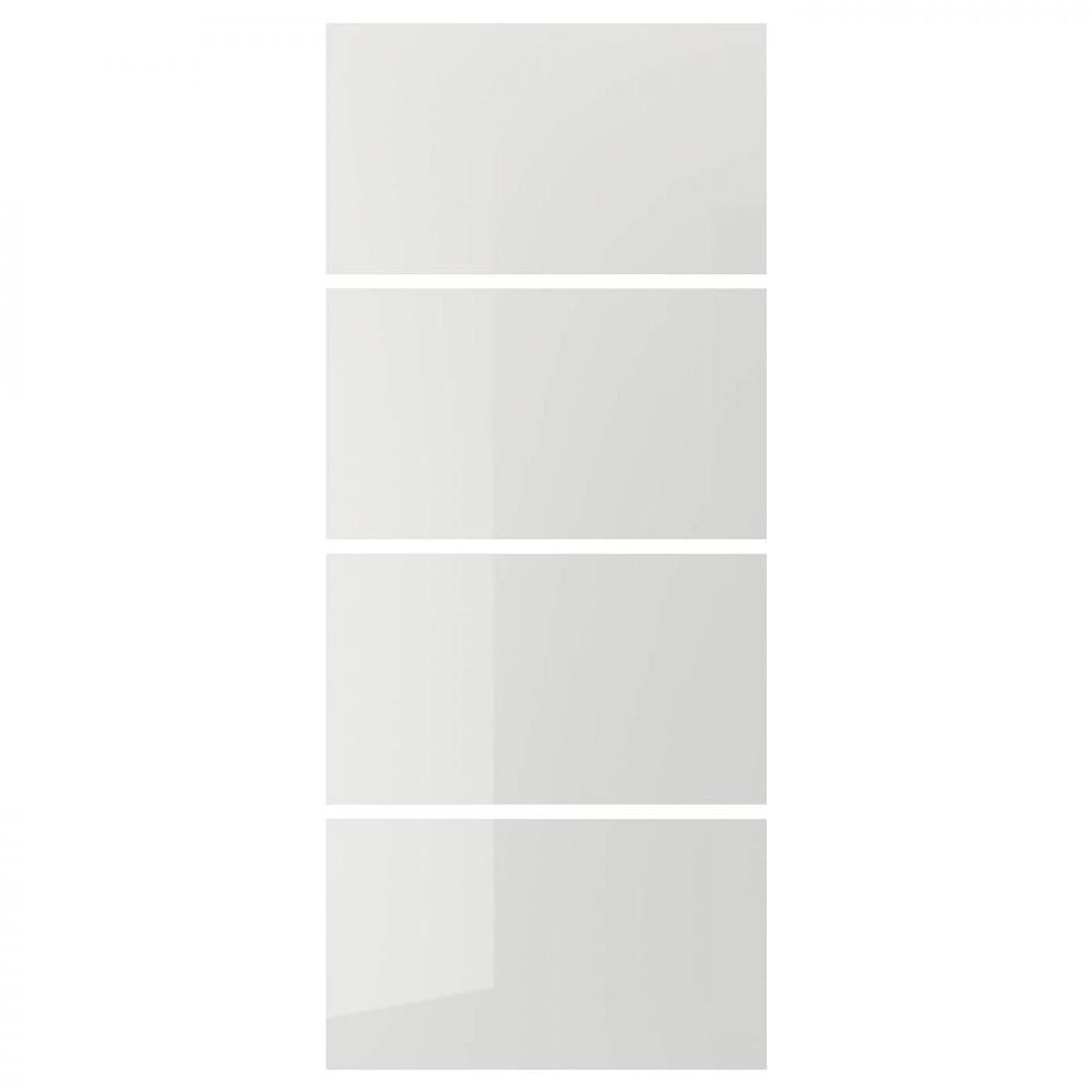 IKEA HOKKSUND 4 панели для рамы раздвижной двери 100h236 (003.823.44) - зображення 1