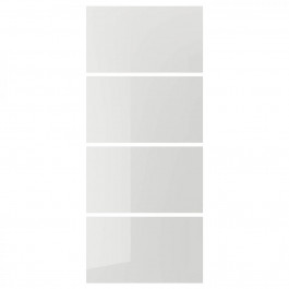 IKEA HOKKSUND 4 панели для рамы раздвижной двери 100h236 (003.823.44)