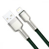 Baseus Cafule Metal Data Cable USB for Lightning 2m Green (CALJK-B06) - зображення 2