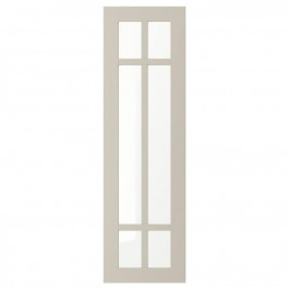 IKEA STENSUND, 604.532.01, Скляні дверцята, бежевий, 30х100 см