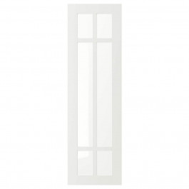 IKEA STENSUND, 004.505.83, Скляні дверцята, білий, 30х100 см