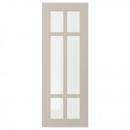 IKEA STENSUND, 204.532.03, Скляні дверцята, бежевий, 30х80 см