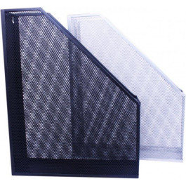 H-Tone Лоток для бумаг  вертикальный металлический черный 25 х 7.5 х 31.8 см (JJ41215)