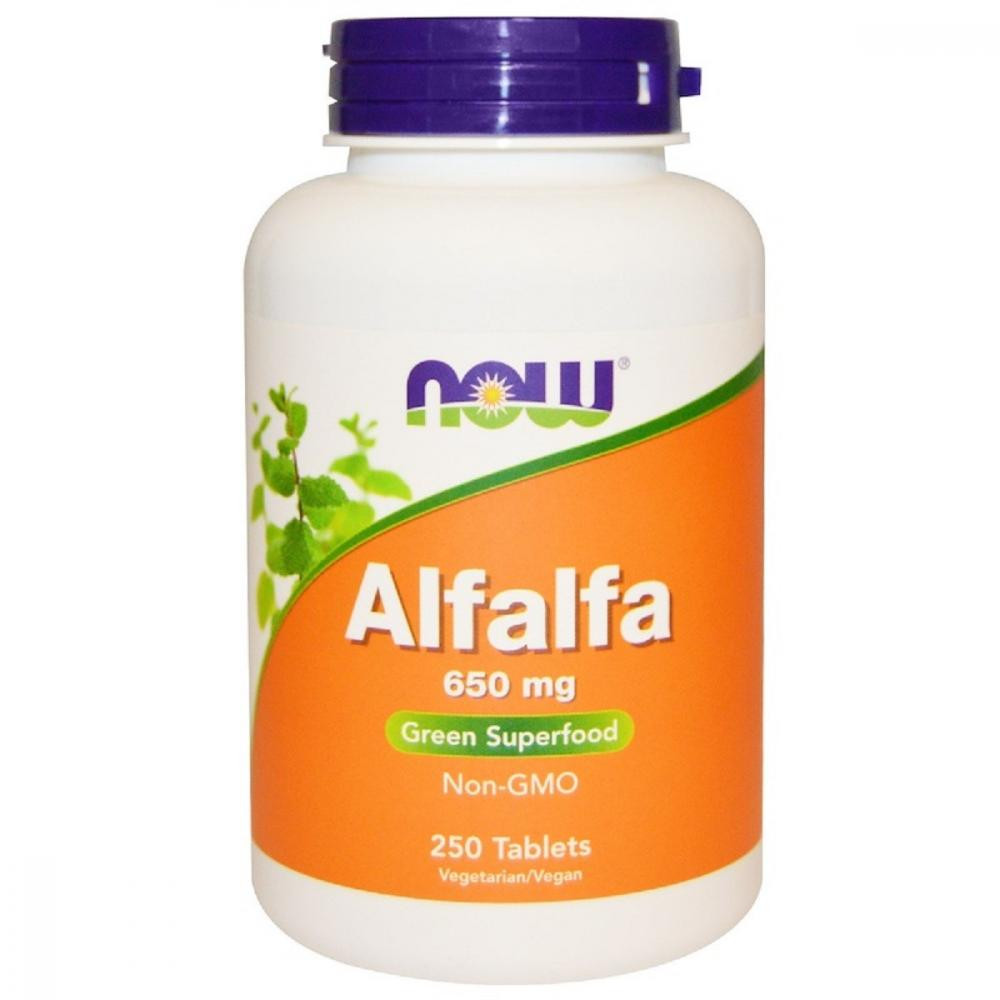 Now Люцерна (Alfalfa) 650 мг 250 таблеток - зображення 1