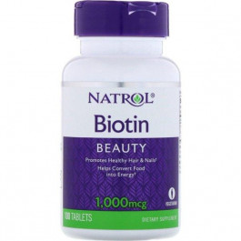 Natrol Биотин (В7) 100 таблеток (NTL05239)