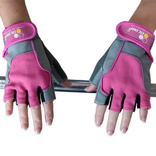 Olimp Fitness One Gloves / размер L, pink - зображення 1