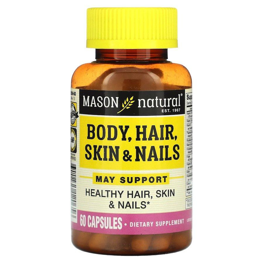Mason Natural Body Hair Skin and Nails, 60 капсул - зображення 1