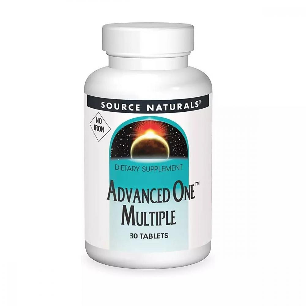 Source Naturals Advanced One Multiple No Iron, 30 таблеток - зображення 1