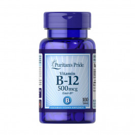 Puritan's Pride Vitamin B-12 500 mcg, 100 таблеток