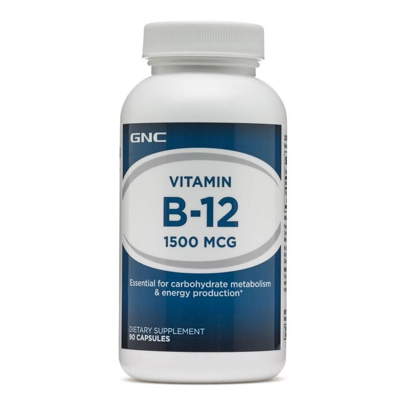 GNC Vitamin B12 1500, 90 капсул - зображення 1