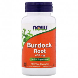   Now Натуральная добавка NOW Burdock Root 430 mg, 100 капсул