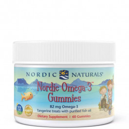   Nordic Naturals Жирные кислоты Nordic Naturals Nordic Omega-3 Gummies, 60 желеек - мандарин