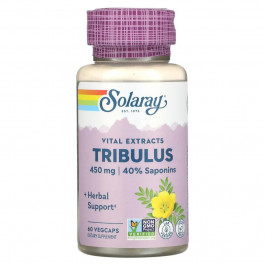 Solaray Tribulus Extract 450 mg, 60 вегакапсул