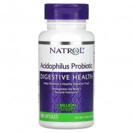 Natrol Acidophilus Probiotic, 100 капсул