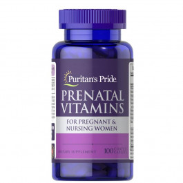 Puritan's Pride Prenatal Vitamins, 100 каплет
