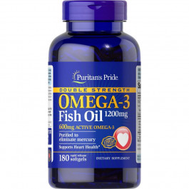   Puritan's Pride Double Strength Omega-3 Fish Oil 1200 mg 180 капс