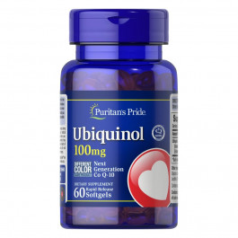   Puritan's Pride Ubiquinol 100 mg 60 капсул