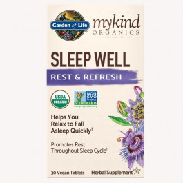 Garden of Life MyKind Organics Sleep Well, 30 вегакапсул