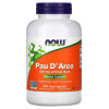 Now Foods Pau D'Arco 500 mg 250 caps - зображення 1