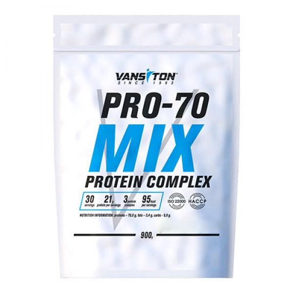 Ванситон Pro-70 Mix Protein Complex /Про-70/ 900 g /30 servings/ Banana - зображення 1