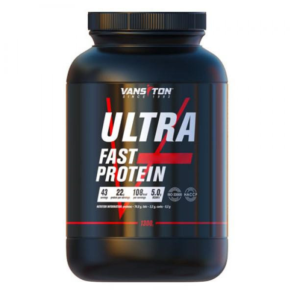 Ванситон Ultra Fast Protein /Ультра-Про/ 1300 g /43 servings/ Double Chocolate - зображення 1