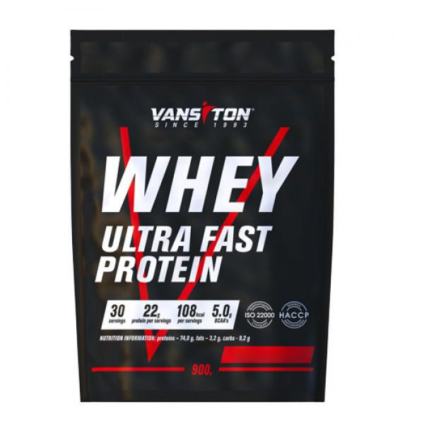 Ванситон Whey Ultra Fast Protein /Ультра-Про/ 900 g /30 servings/ Cappuccino - зображення 1