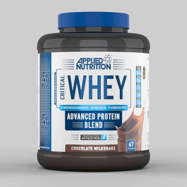 Applied Nutrition Critical Whey Protein 2000 g /67 servings/ Chocolate Milkshake - зображення 1