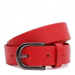 Borsa Leather Ремінь жіночий шкіряний червоний  110v1genw40-red